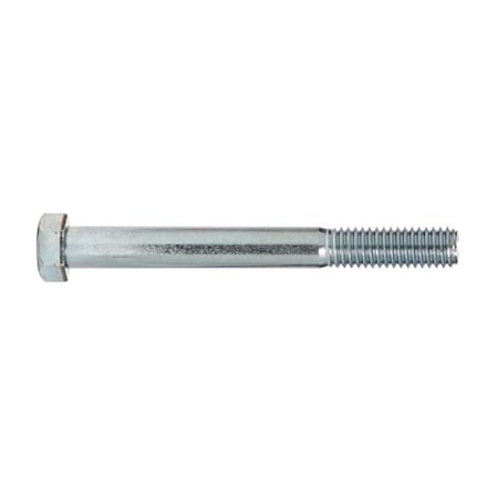 Hillman Grade 2, Structural Bolt, Zinc Plated Steel, 4 in L 2102713